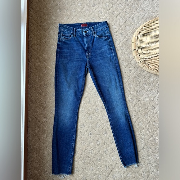 MOTHER - High Waisted Looker Denim Frayed skinny jeans | 25 - Picture 3 of 9